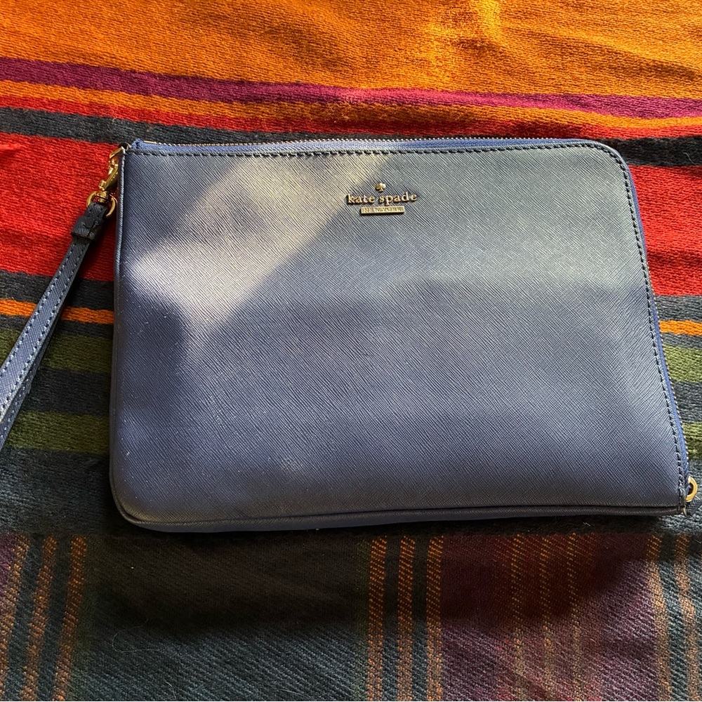 Kate Spade Navy Just Charge It Bag with Cream Interior